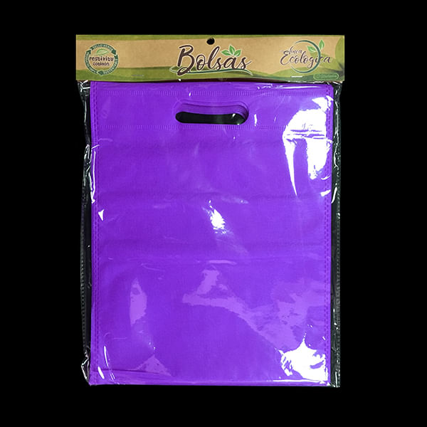 Bolsas De Dulce Tnt 31 x 25 Cm Morado 10 Unidades  Festivity
