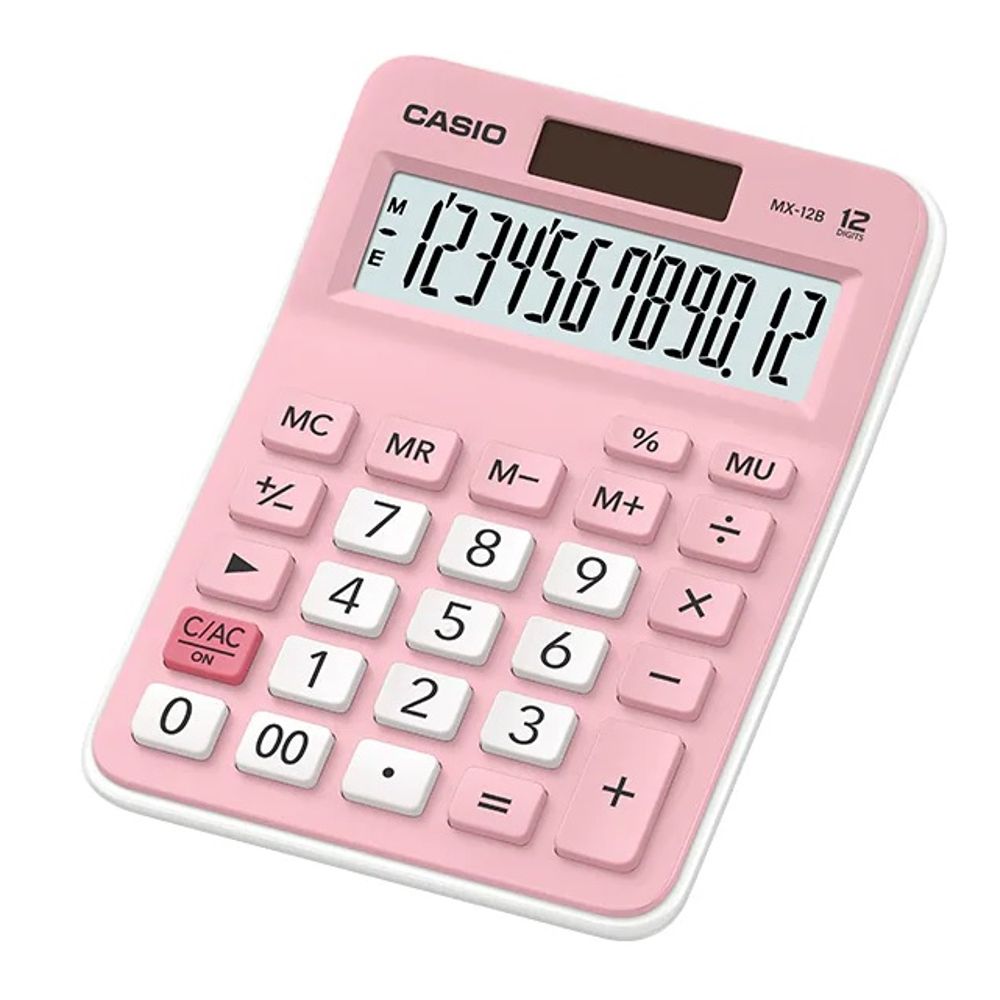 Calculadora Escritorio Mx12B Pink Casio