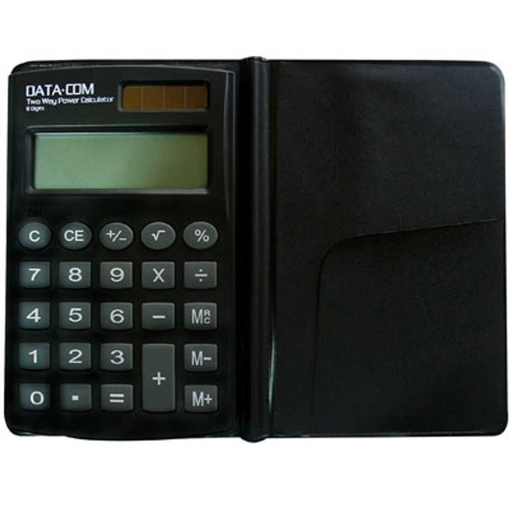 Calculadora  Bolsillo 8 Digitos  Negro E100  Datacom