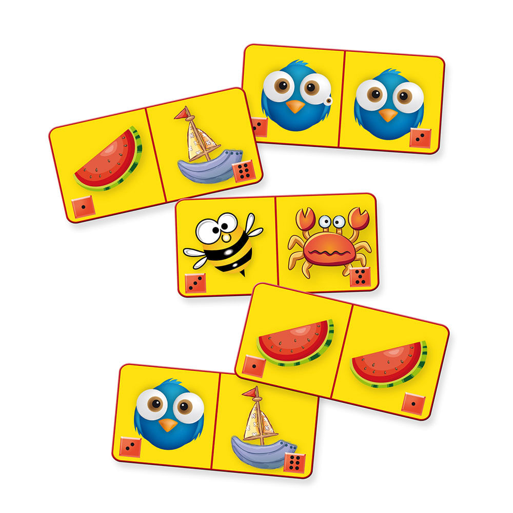 Juego De Aprendizaje  Mi Primer Domino Animales Nobel Toys