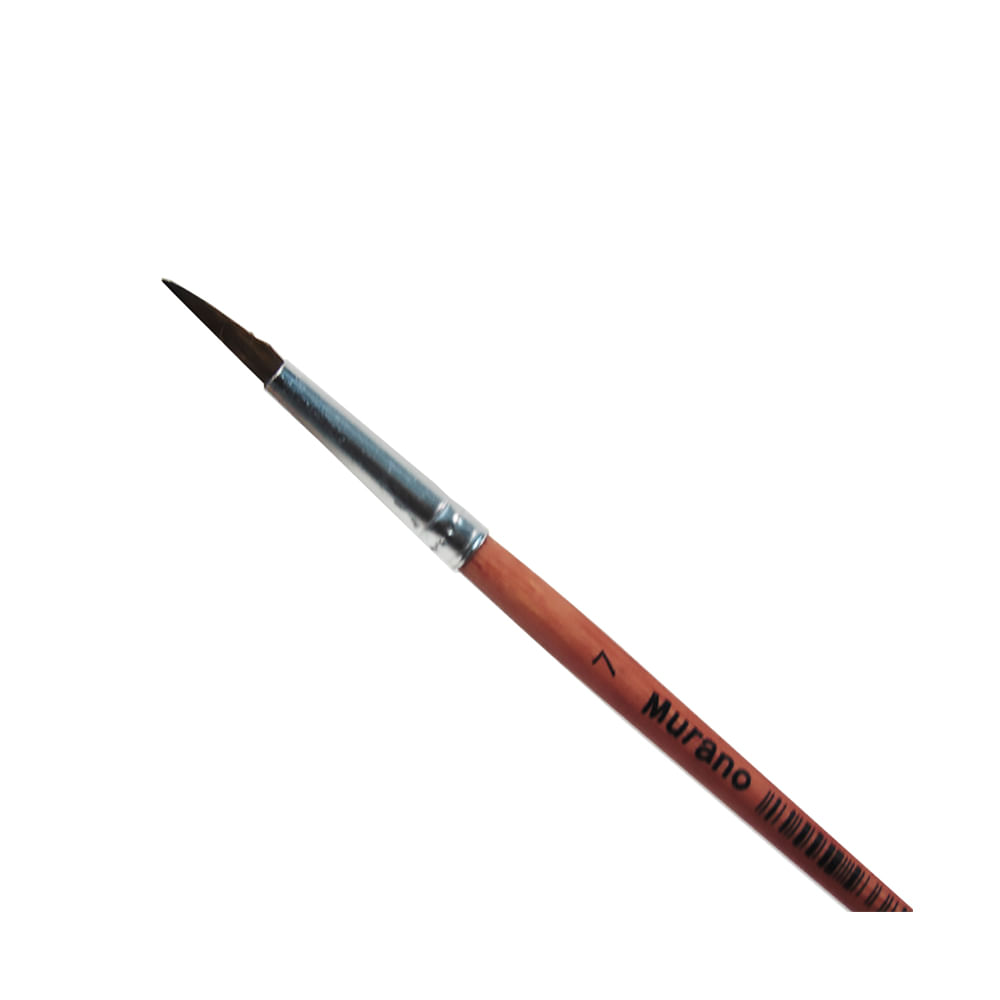 Pincel Redondo Mango Madera N°7 Murano