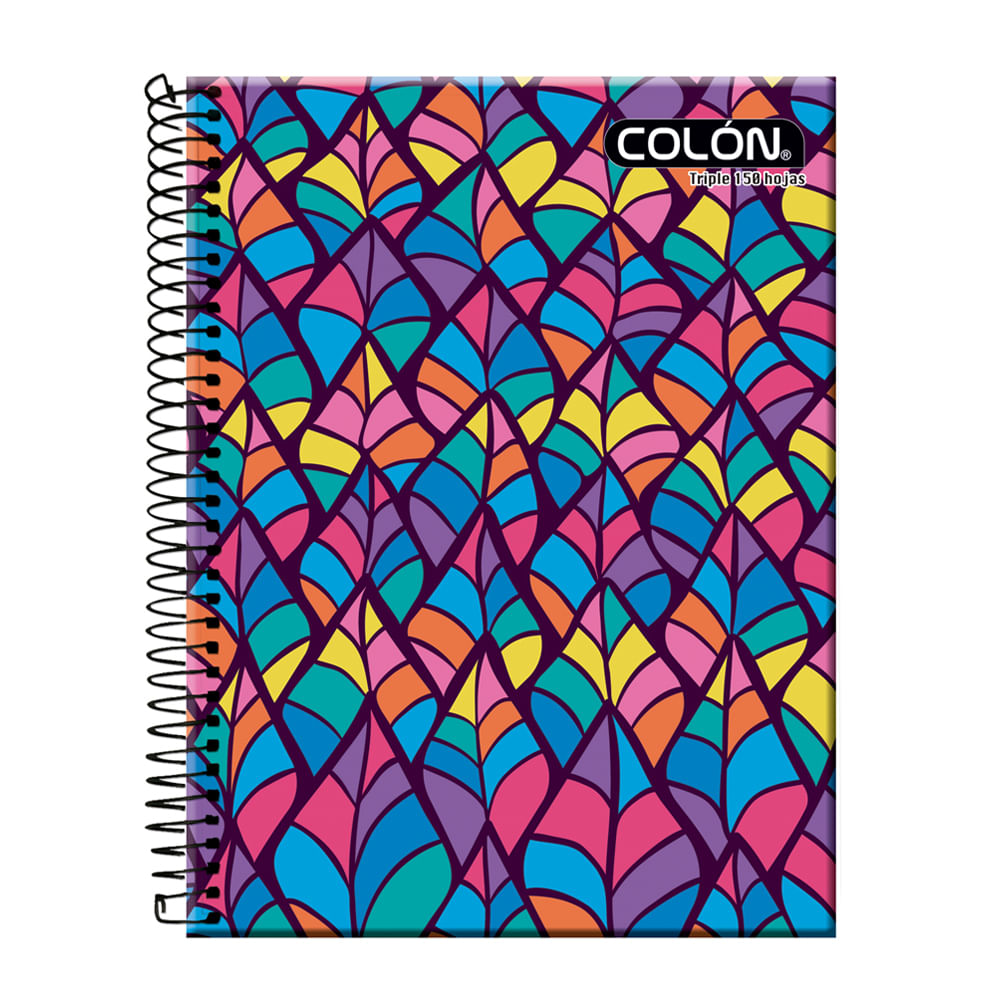 Cuaderno Especial Triple Femenino 150 Hojas 7 Mm Colon