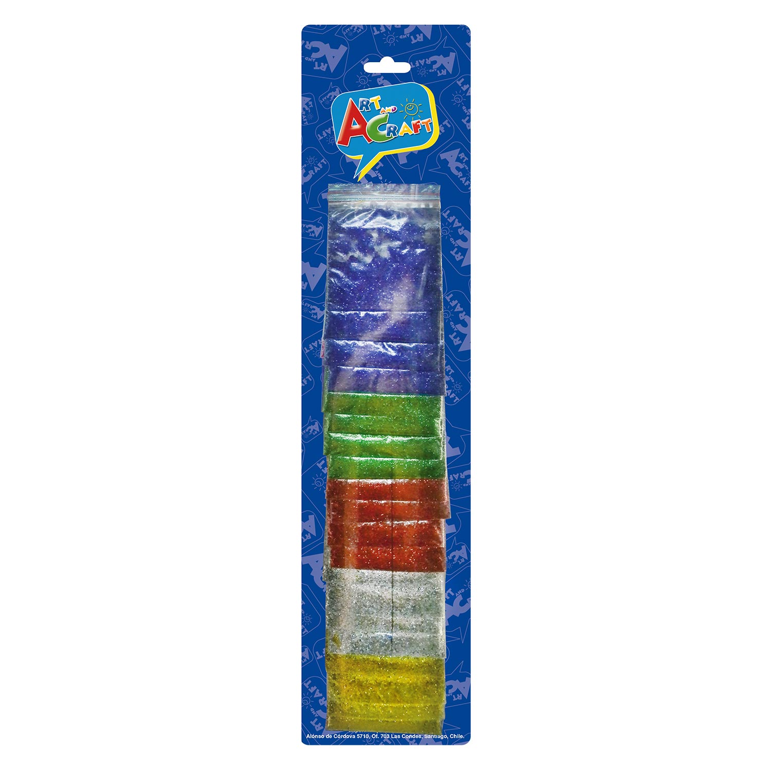 Bolsitas Con Escarcha Colores Surtidos 20 Unidades Art & Craft