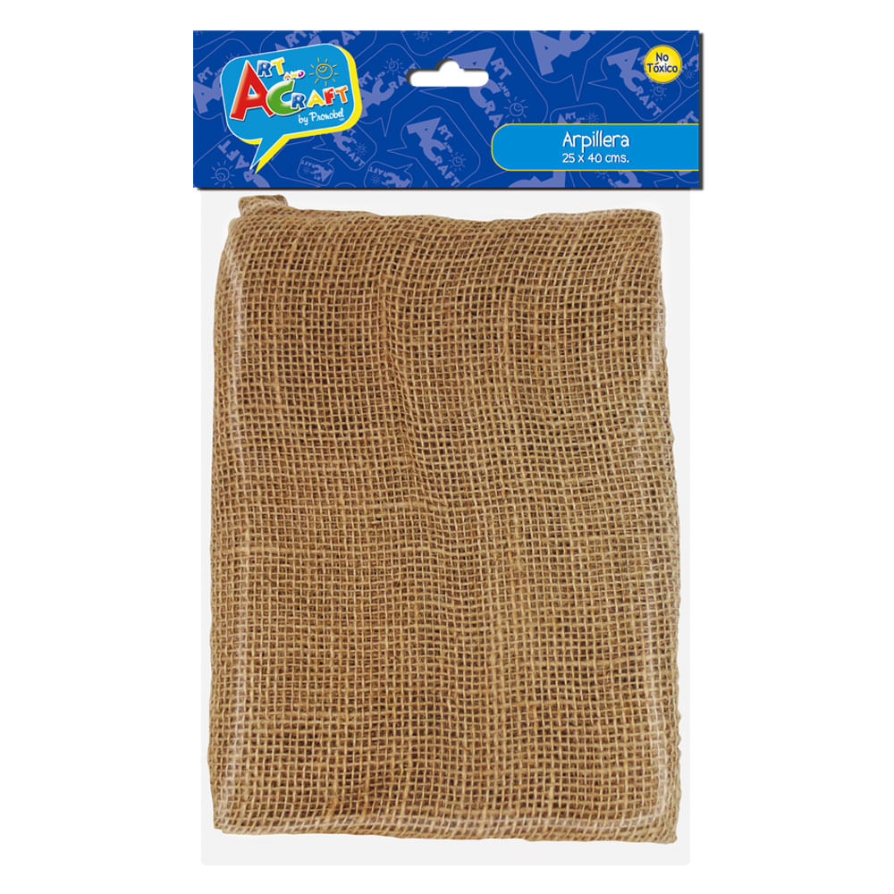 Arpillera En Bolsa Color Crudo  25 x 40 Cm Art & Craft