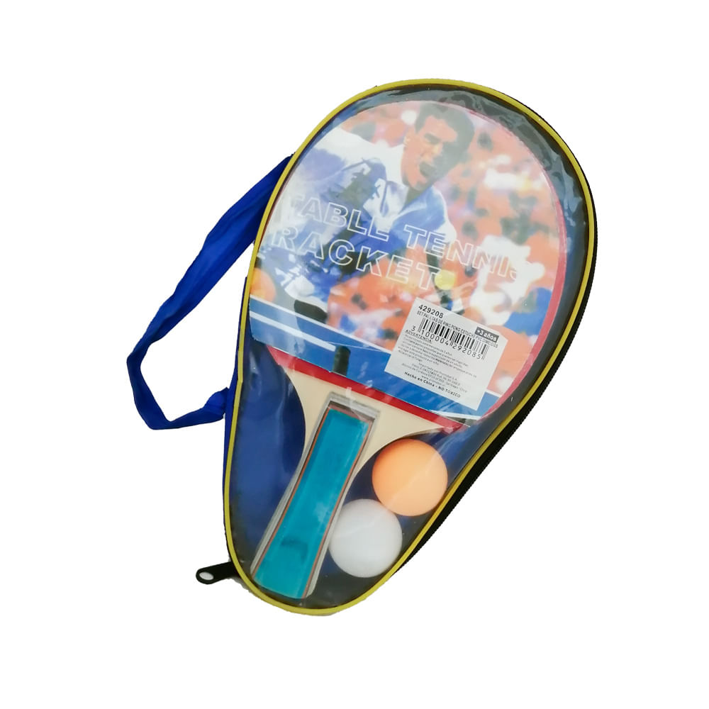 Set Paletas De Ping Pong Estuche Pvc J Dimeiggs