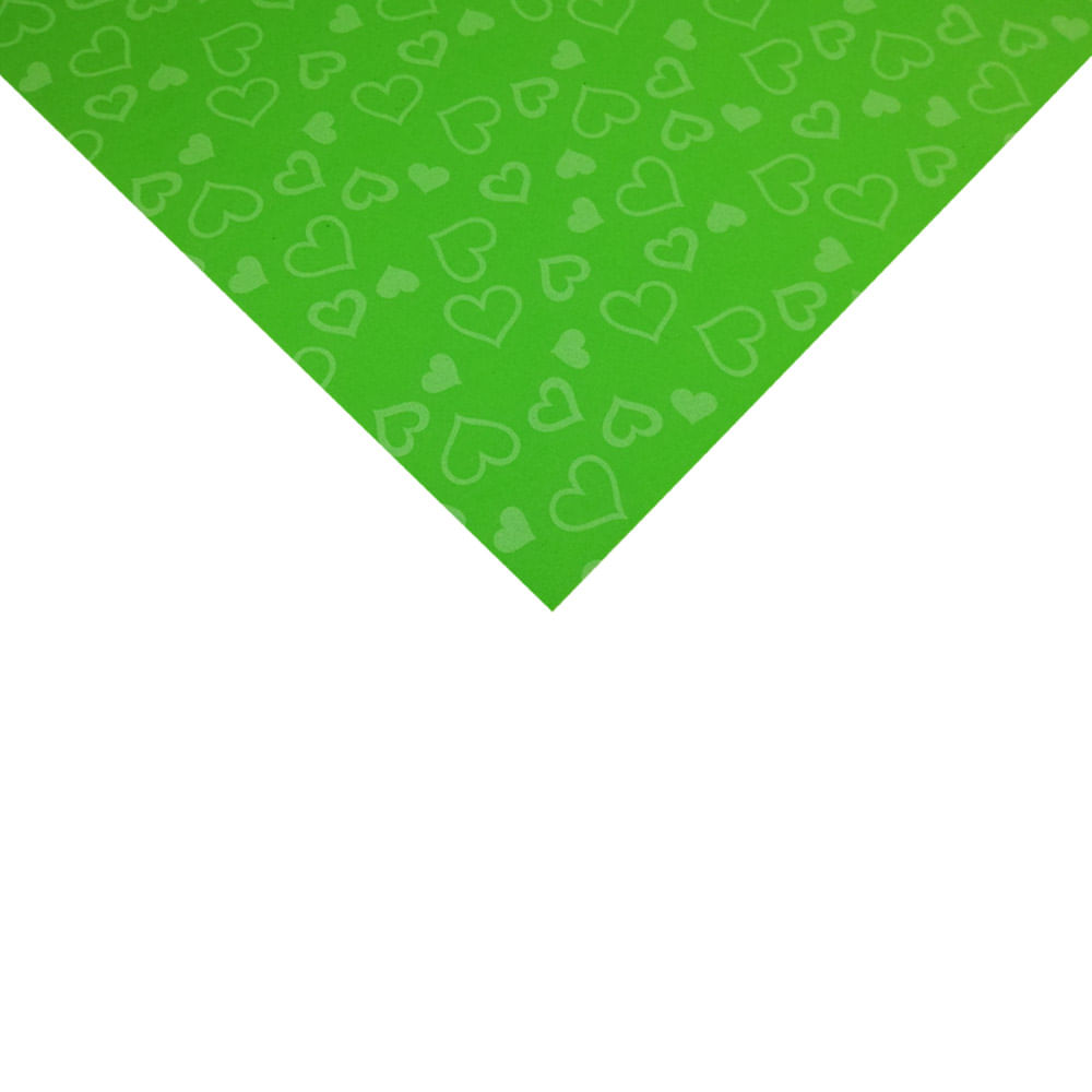 Goma Eva Diseños 40 X 60 Cms 2 Mm Corazones Verde Claro/Blanco 1 Pliego Murano