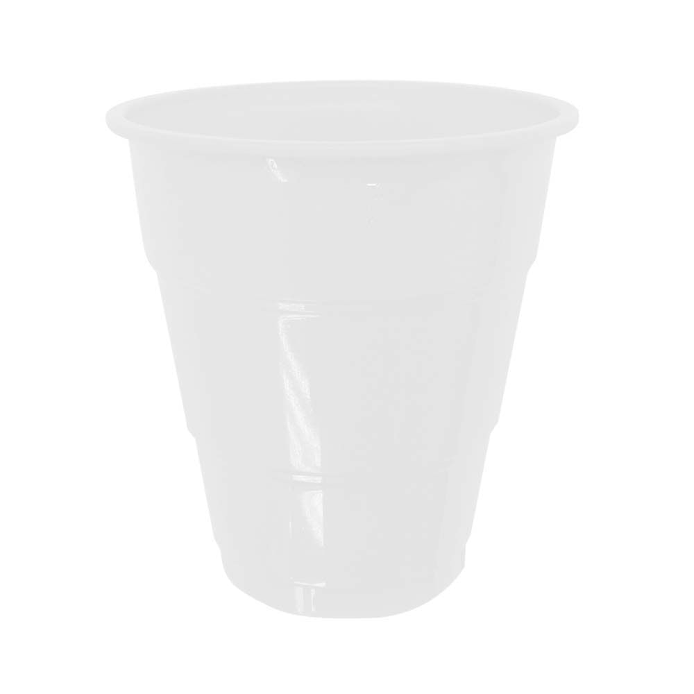 Vasos Plasticos Color  Blanco 210  Cc 10 Unidades Big Party