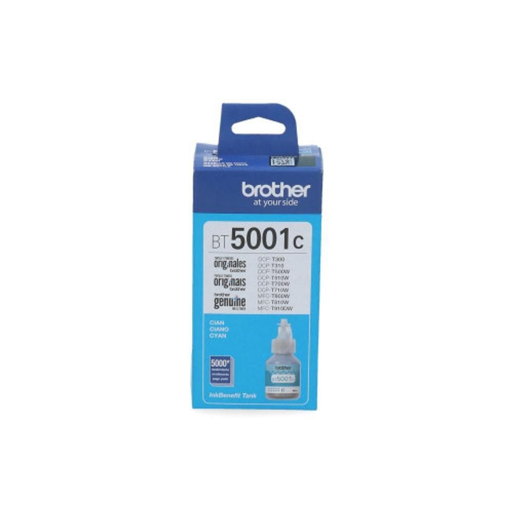 Botella De Tinta Recarga Bt5001C Cyan Brother