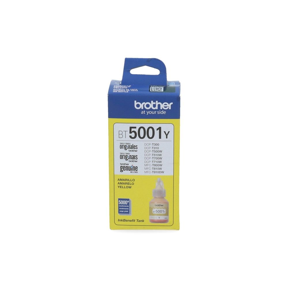 Botella De Tinta Recarga Bt5001Y Amarillo Brother
