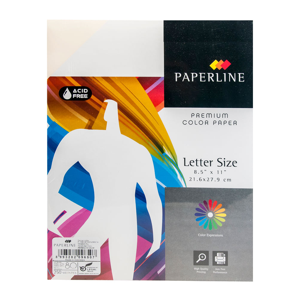 Papel Fotocopia Carta 250 Hjs Colores Surtidos Diazol