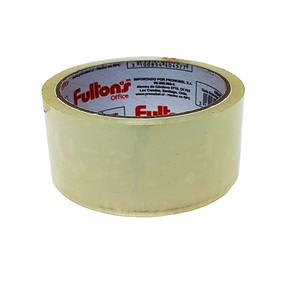 Cinta Embalaje 48 Mm x 40 Mt Transparente Fultons