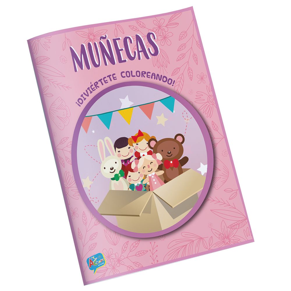 Libro Para Colorear Muñecas  Art & Craft
