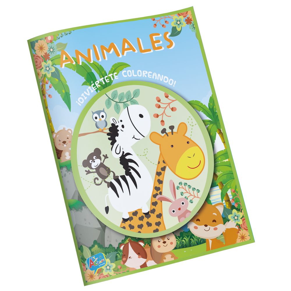 Libro Para Colorear Animales  Art & Craft