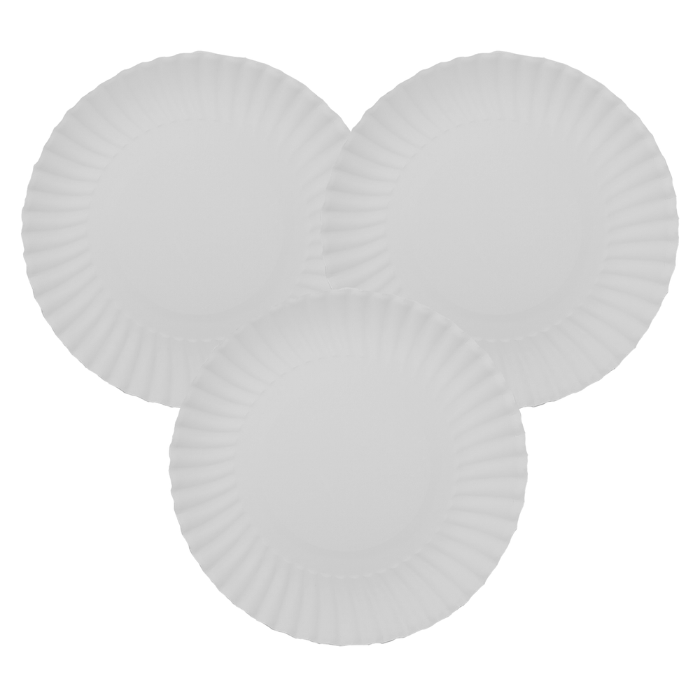 Plato  Blanco Carton 10  Unidades N2 Carton  Cory