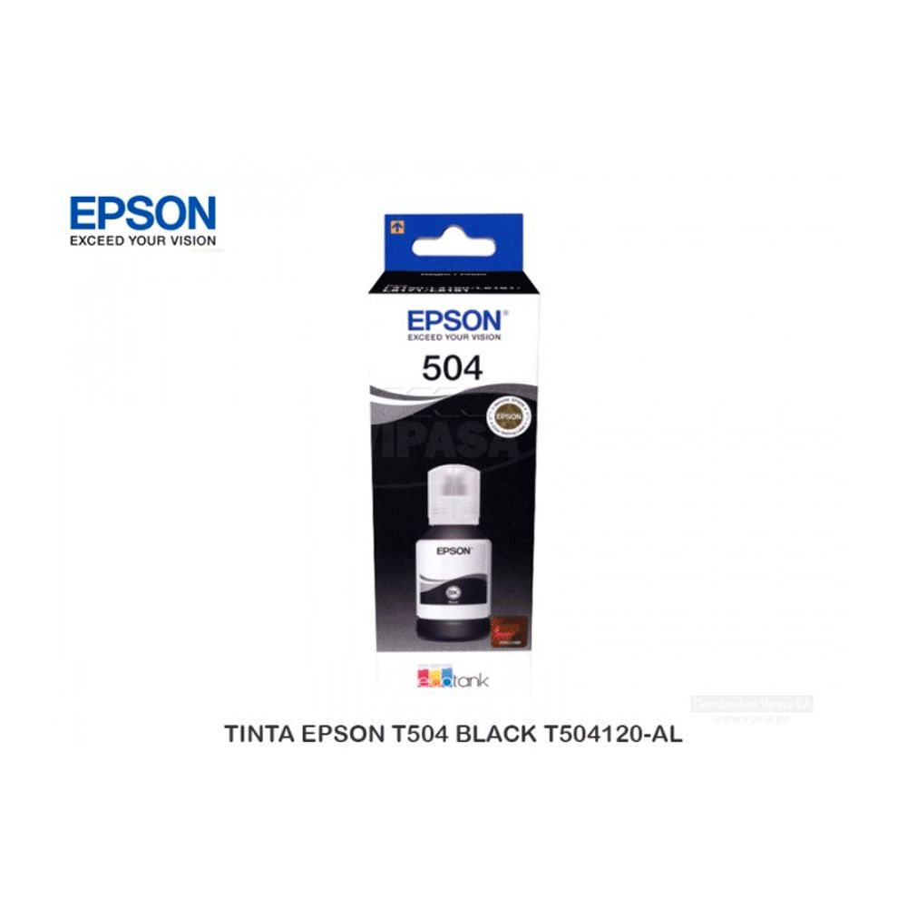 Tinta T504120 C/Negro T504 Epson