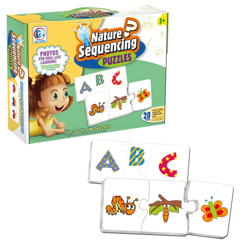 Juego Aprendizaje Secuencias 20 Pcs Nobel Toys