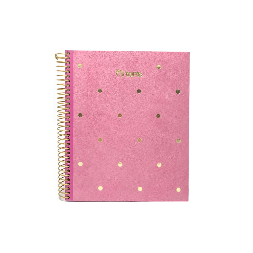 Cuaderno Especial 1/2 Oficio Velvet 120 Hojas 7 Mm Torre