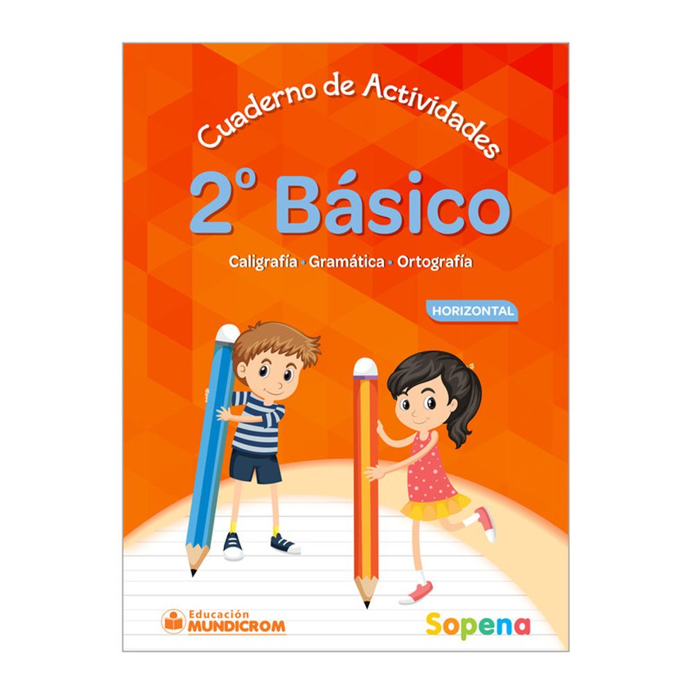 Libro Actividades Caligrafia Horizontal Segundo Basico Sopena