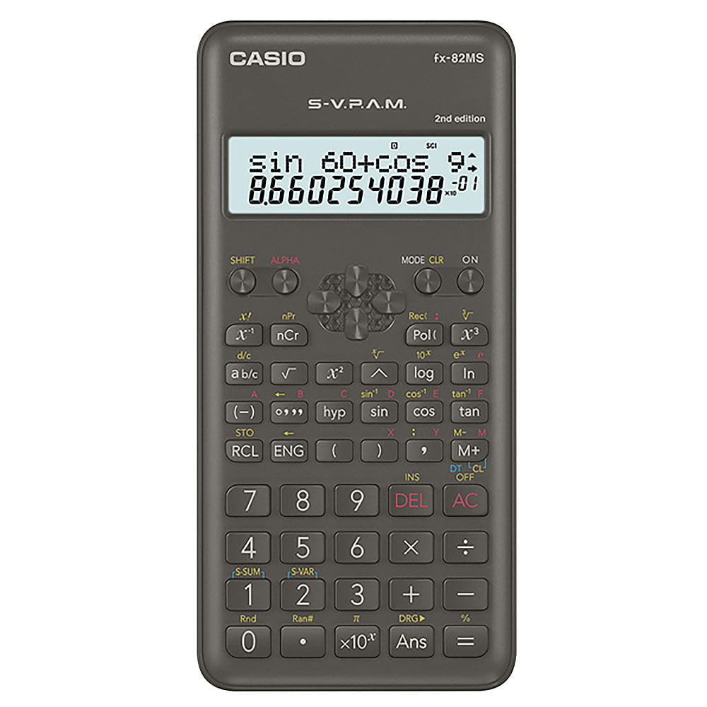 Calculadora Cientifica 12 Digitos Fx82Ms-2 Casio