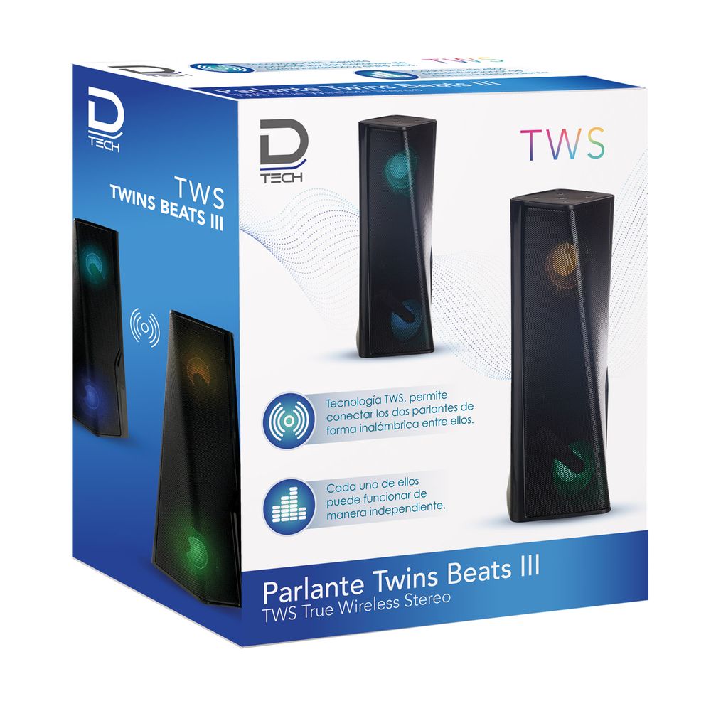 Parlante Duo Wireless Twins Beats 3 Bt Speaker Datacom