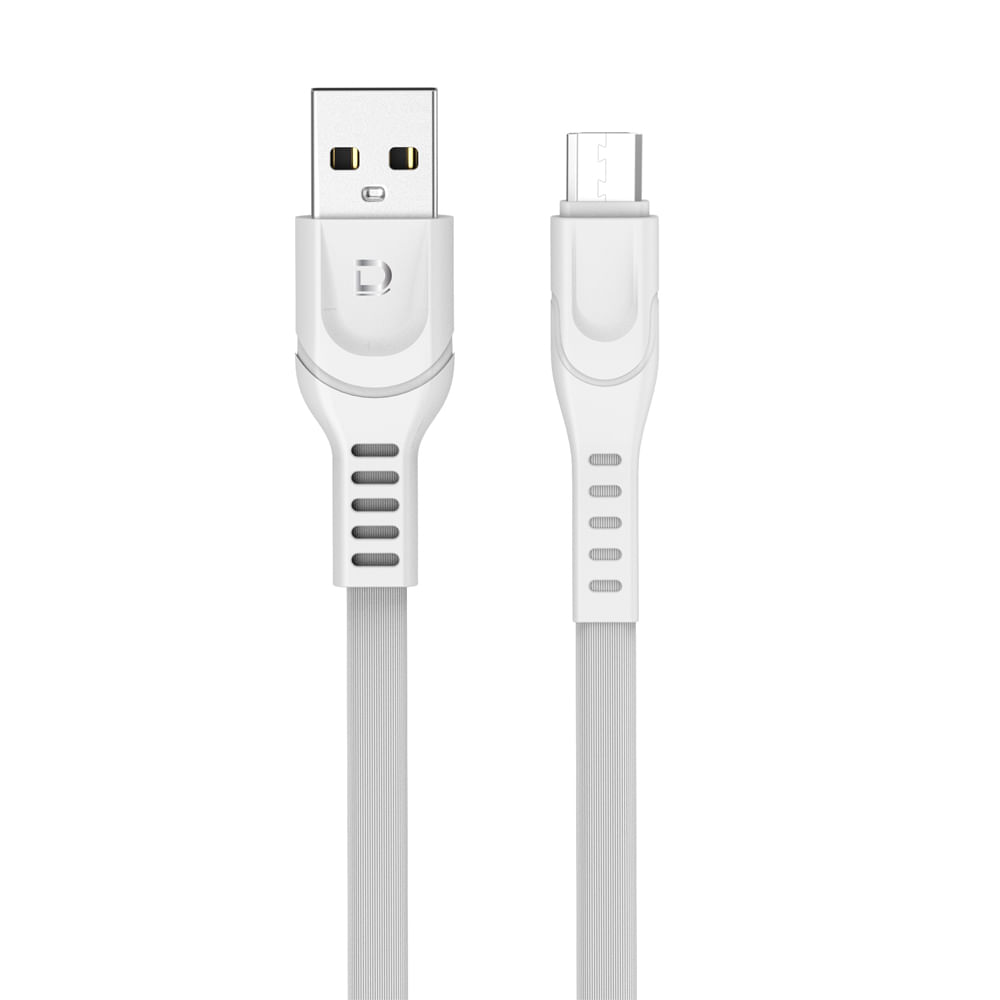 Cable Microusb 2 4A Blanco 1M Datacom