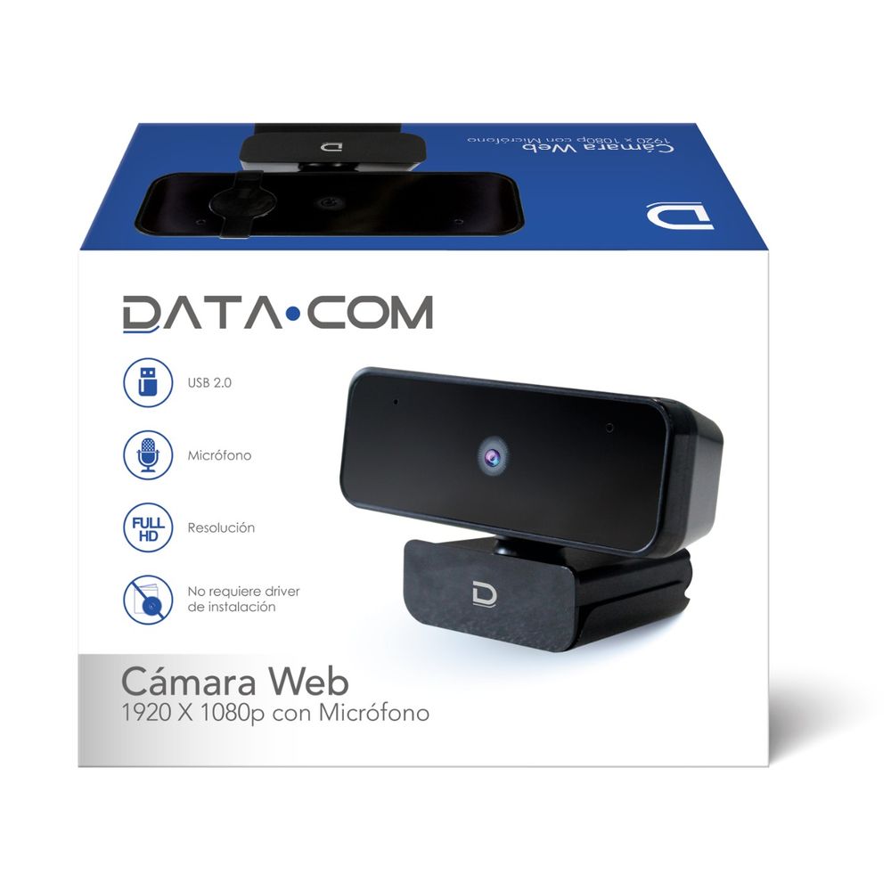 Camara Web 1920 X 1080 Microfono Usb Datacom