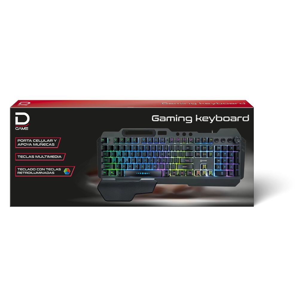 Teclado Gaming Retroilum Rgb Usb Datacom