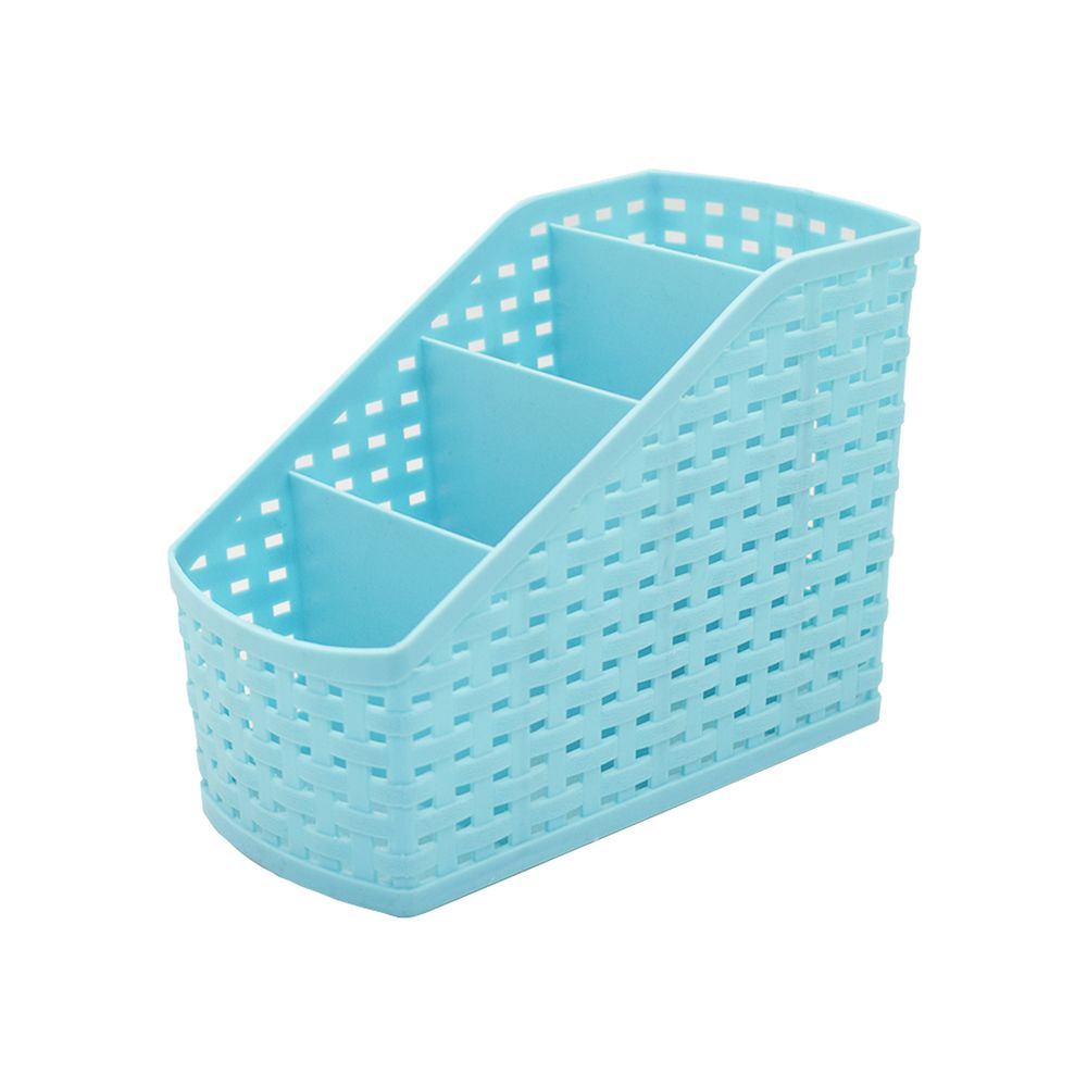 Organizador 4 Espacios Rejilla Plastico Azul Lavoro