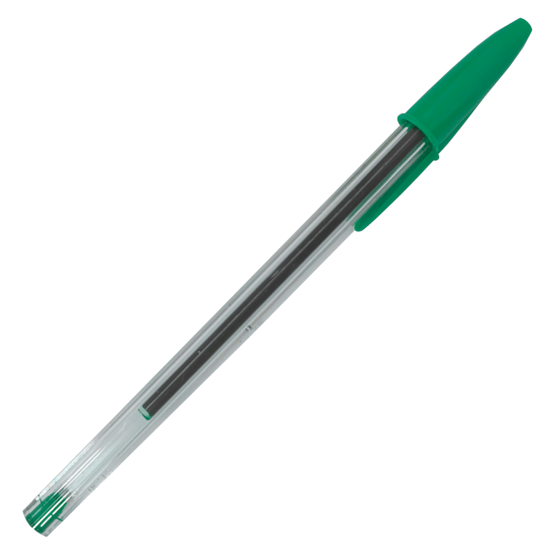 BIC Cristal Bolígrafo Verde punta media