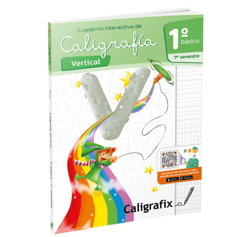 Libro Caligrafia Vertical 1 Basico 1 Semestre Caligrafix