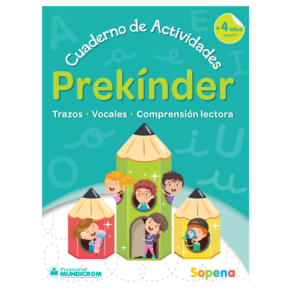 Libro Actividades Caligrafia  Pre Kinder  Sopena
