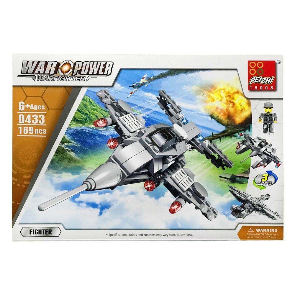 Armable Aviones 3x1 169 Pcs 31x22 Cm Nobel Toys