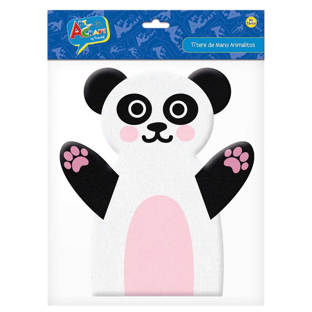 Títere Mano Chanchito/Panda Art & Craft