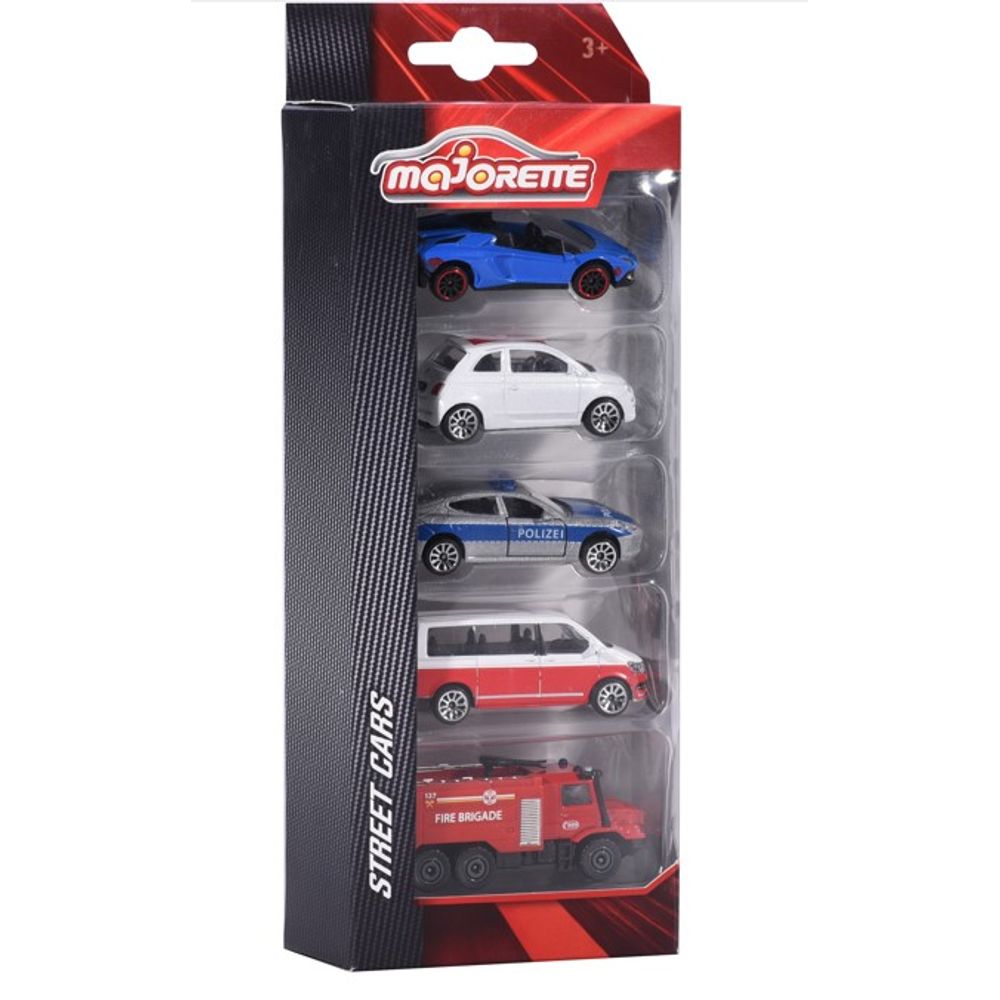 Set Autos 5 Unidades Majorette