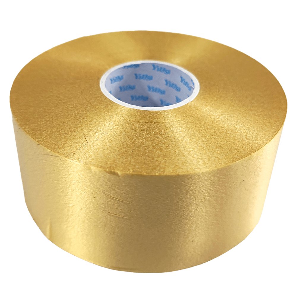 Cinta De Regalo 3.5 Cm X 50 Y Color Dorado Nobel Gift
