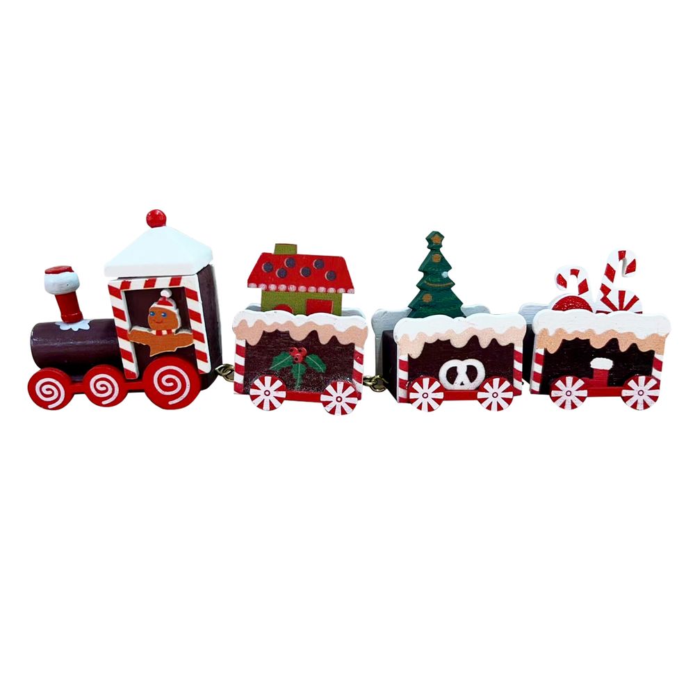 Tren Colores 20 X 6 Cm Madera Big Party