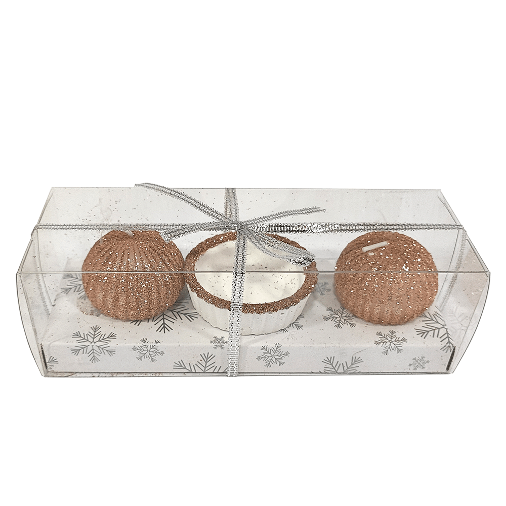 Vela Navideña 17 X 5.5 Cm 2 Unidades Big Party