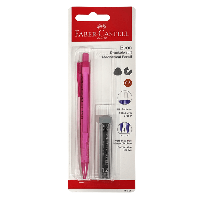 PORTAMINAS 2.0 FABER CASTELL CLICK SURTIDO