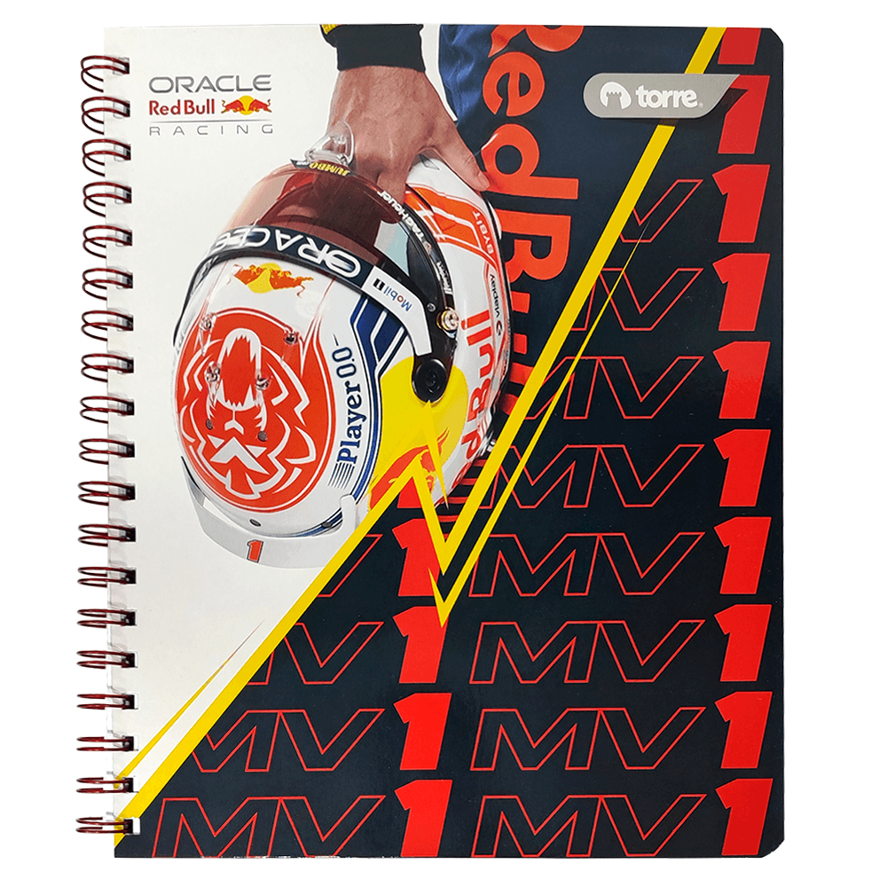 Cuaderno Clasico Redbull Racing 7 Mm 100 Hojas Torre