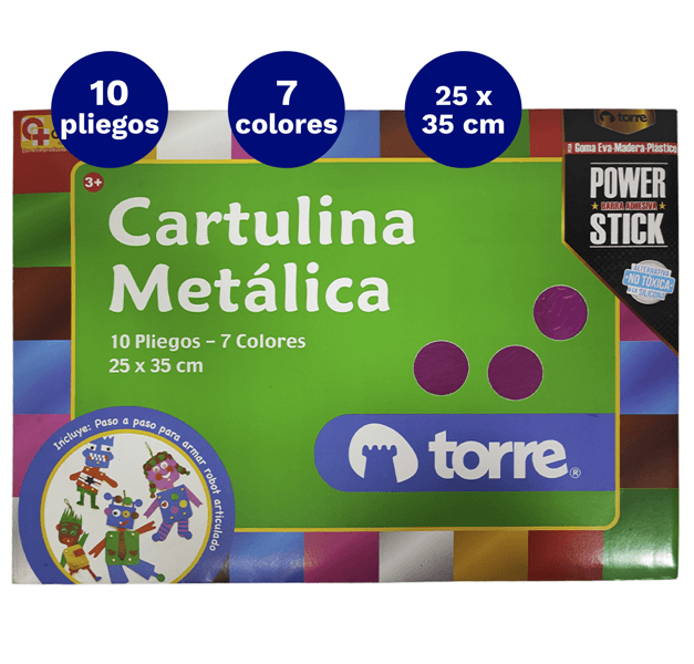 Carpeta Con Papel Celofan 10 Hojas 8 Colores Torre - Dimeiggs