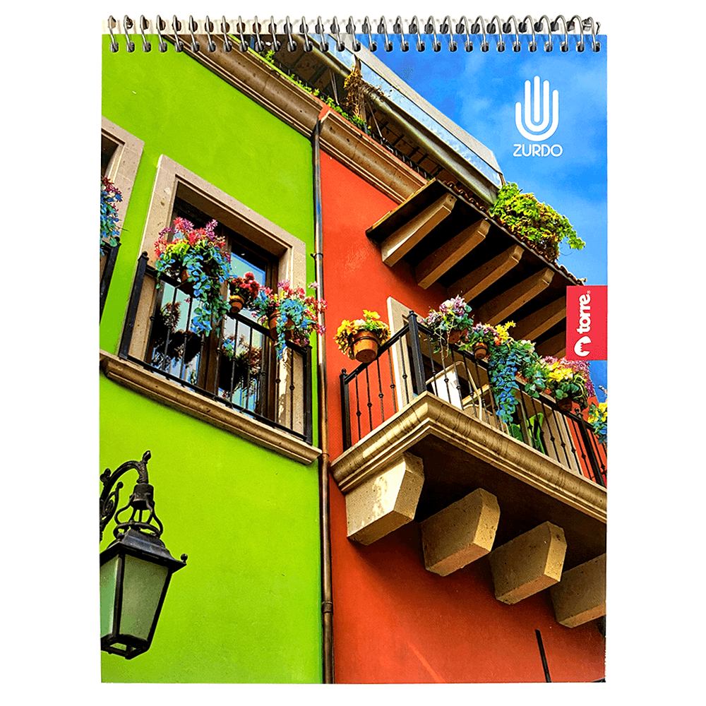 Cuaderno Universitario Para Zurdos Liso  100 Hojas 7 Mm Torre