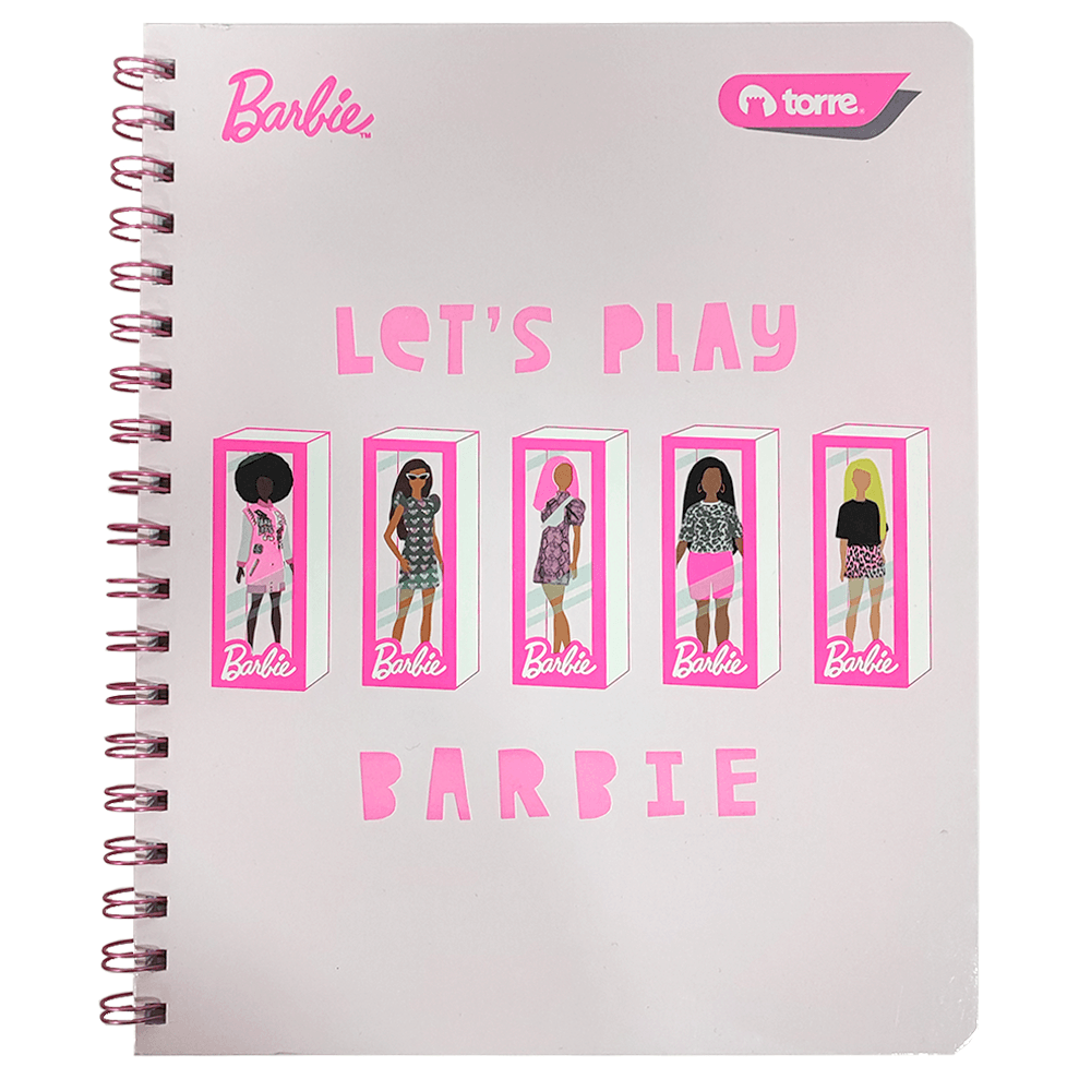 Cuaderno Universitario Barbie 100 Hojas 7 Mm Torre