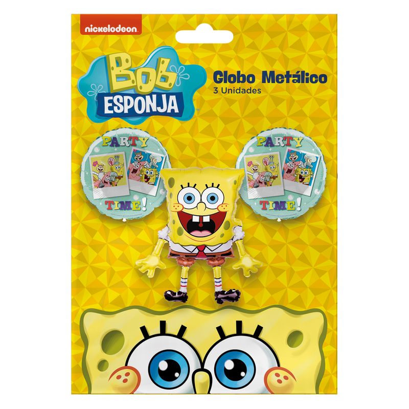 Set 3 Globos Foil Bob Esponja Dimeiggs