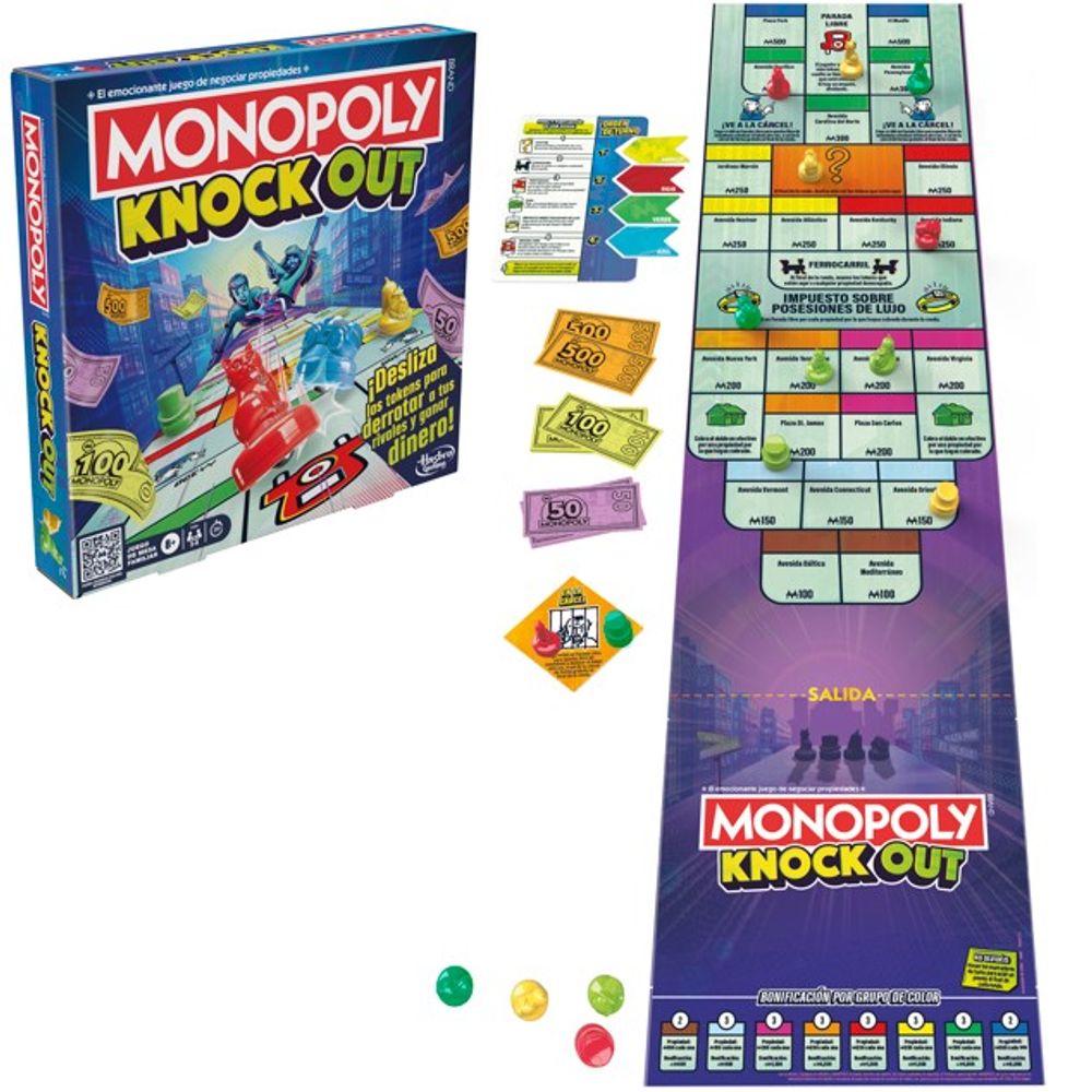 Juego De Mesa Monopoly Knockout Hasbro