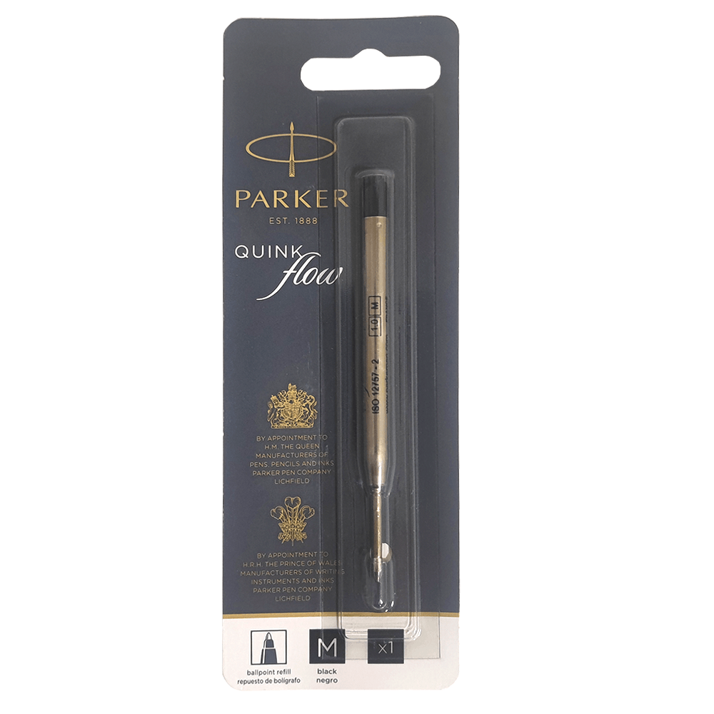 Repuesto Boligrafo Quinkflow Negro Medio Parker