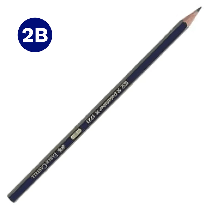 Lapiz-Grafito-2B-Tecnico-Gold--Hexagonal-Faber-Castell
