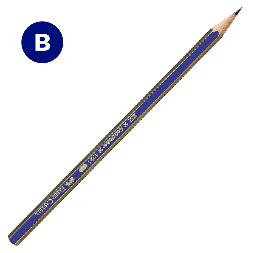 Lapiz Grafito B Tecnico Goldfaber Hexagonal 1 unidad Faber Castell