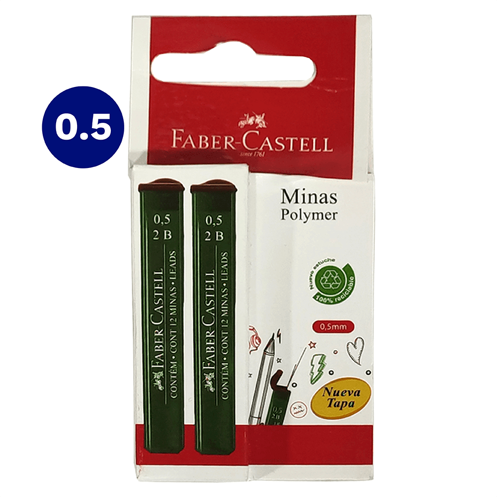 Set 2 Minas 0,5 Mm Faber Castell
