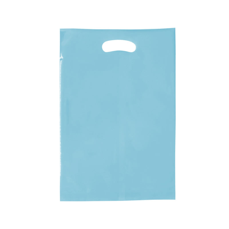 Bolsa para Dulce 16x25 cm Celeste Pastel 10 unidades