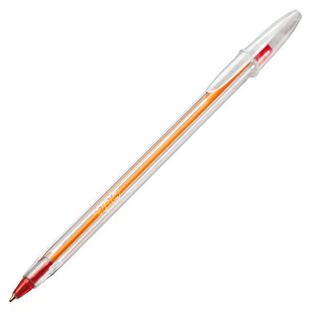 Lapiz  Pasta New Orange Punta Fina Rojo 0,8 Mm 1 Unidad Bic